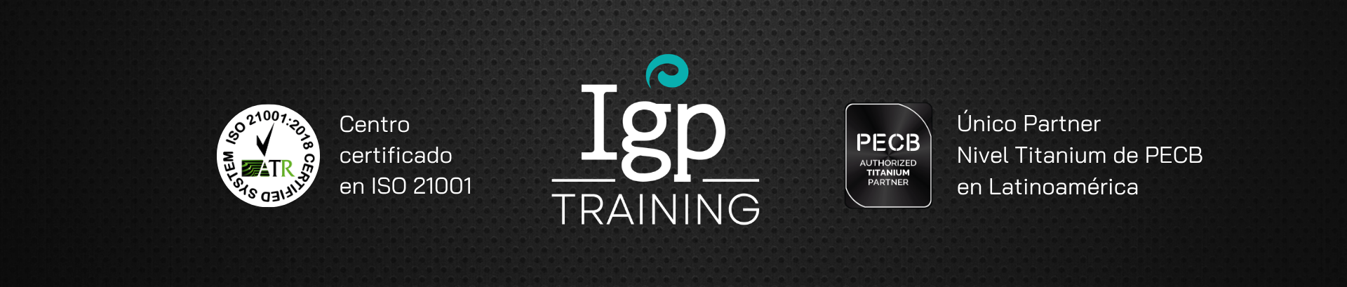 IGP Training - Insignias y reconocimientos