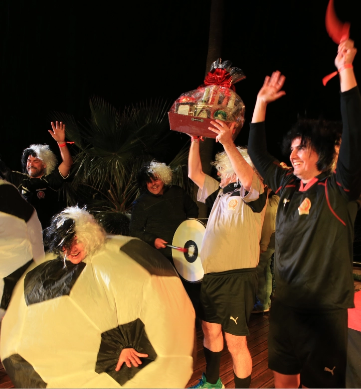 Fiesta de disfraces de la Endeka Sports Cup Salou